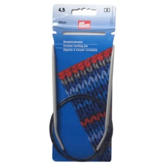 Rondbreinaalden 4,5mm 80cm aluminium van PRYM 022.211279