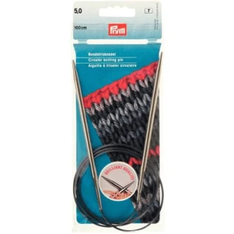 Rondbreinaalden 5mm 100cm messing van PRYM 022.212166