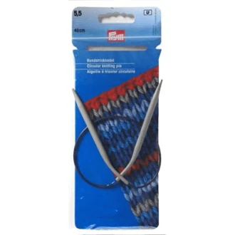 Rondbreinaalden 5,5mm 40cm aluminium van PRYM 022.211360