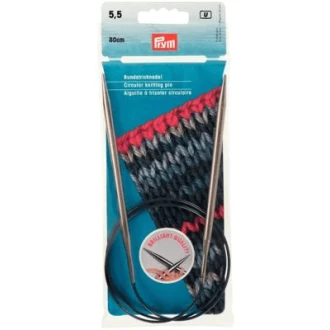 Rondbreinaalden 5,5mm 80cm messing van PRYM 022.212174