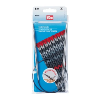 Rondbreinaalden 5mm 60cm messing van PRYM 022.212162