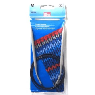 Rondbreinaalden 6mm 100cm aluminium van PRYM 022.211311