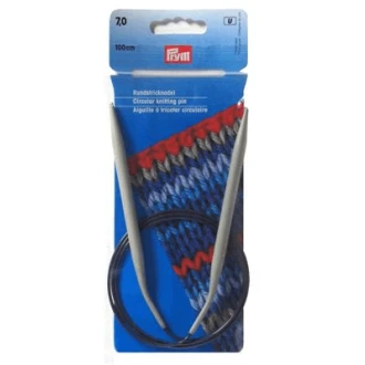 Rondbreinaalden 7mm 100cm aluminium van PRYM 022.211389