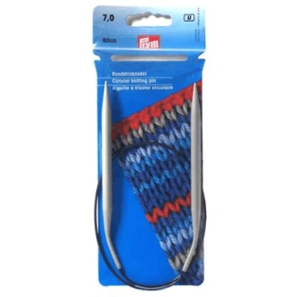 Rondbreinaalden 7mm 60cm aluminium van PRYM 022.211385