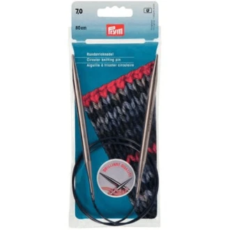 Rondbreinaalden 7mm 80cm messing van PRYM 022.212194