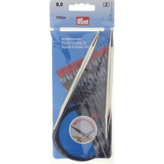 Rondbreinaalden 8mm 100cm messing van PRYM 022.212216