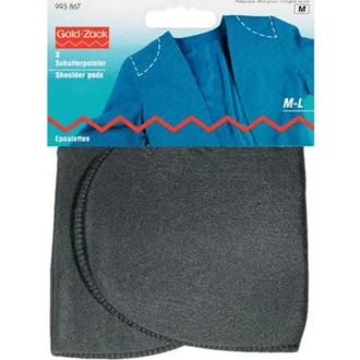 Schoudervullingen halve maan zwart maat M-L van PRYM 033.993867