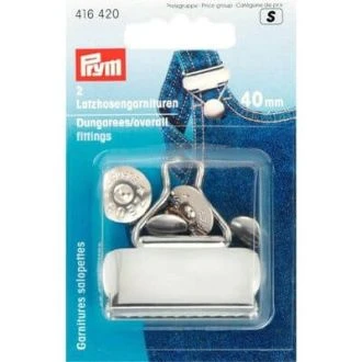 Tuinbroekgespen set 40mm van PRYM 022.416420