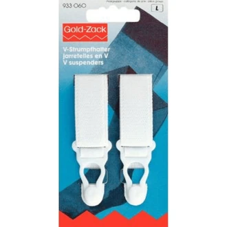 V-jarretels 20mm wit van PRYM 033.933060