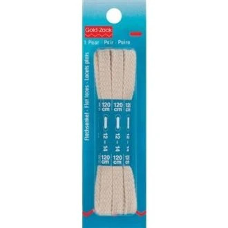 Paar veters beige 120cm van PRYM 033.974732
