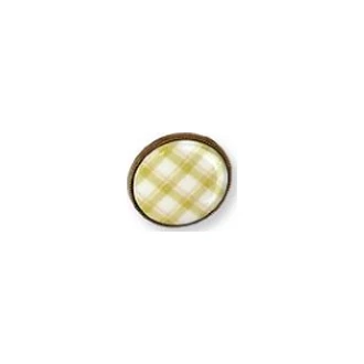 Metalen knoop met ruitjes van RESTYLE 007.V85028