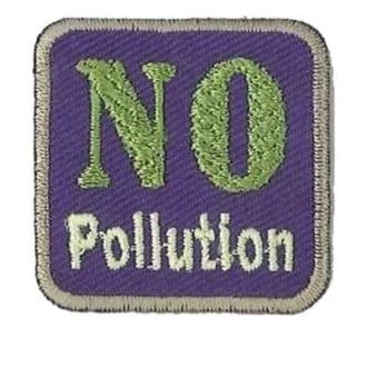 Applicatie No Pollution 33x33mm van RESTYLE 013.10269