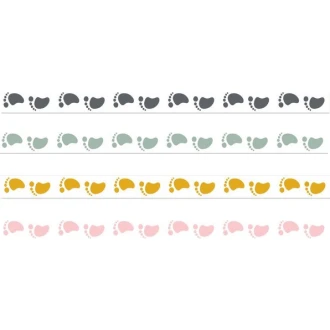 Sierlint babyvoetjes 10mm van RESTYLE 018.7571