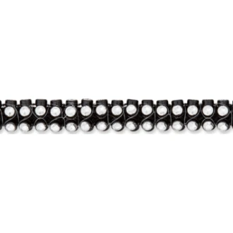 Imitatie kristal koord 8mm van UNION KNOPF 5106