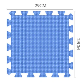 Knit blocking matten blauw 9 stuks