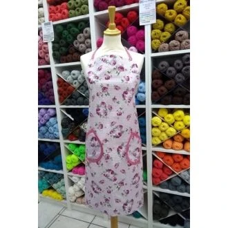 Keukenschort met rozenmotief van NSTUDIO