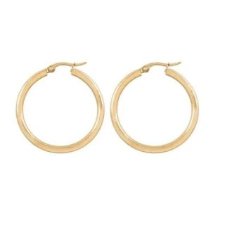 Oorringen Stainless Steel (35 mm) Goud van DB Y2025