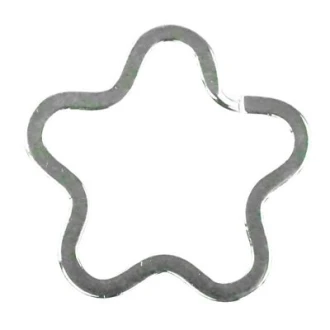 Sleutelring bloem 34mm van RESTYLE 016.10793