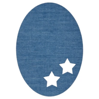 Katoenen ster elleboog- en kniestukken 105mm van UNION KNOPF 6412