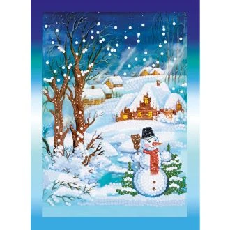 DIAMOND PAINTING SNOWY EVENING van STITCHCOMPANY fc-alvs-042