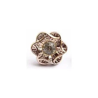 Strass flower-2 broche pin