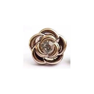 Strass flower-4 broche pin