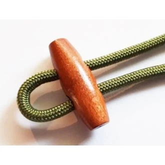 Houtje touwtje knoop bruin hout 30 mm 01-u001