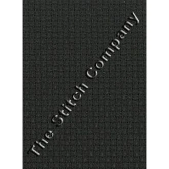 Borduurstof aida 14 count zwart 180cm breed ÜBELHÖR ub-a14020m8