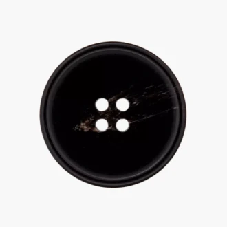 Polyester knoop 4-gaats zwart van UNION KNOPF 452260 kl80