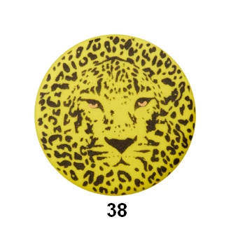 Knoop luipaard 25mm van UNION KNOPF 453507