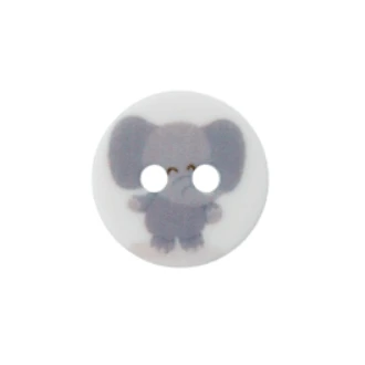Knoop met olifant 12mm van UNION KNOPF 453551