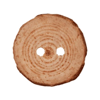 Houten knoop boomstam 30mm van UNION KNOPF 453703