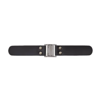 Jassluiting met kunstleer 160mm van UNION KNOPF 500782 