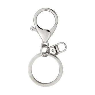 Sleutelring met karabijnsluiting 65mm van UNION KNOPF 500834