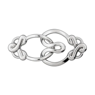 Metalen hartvormige sluiting 45mm van UNION KNOPF 500894