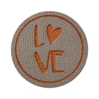 Love label 25mm van UNION KNOPF 500987