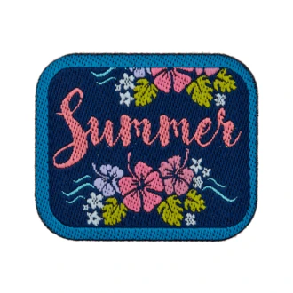 Applicatie zomermotief Summer 40x50mm opstrijkbaar van UNION KNOPF 6433