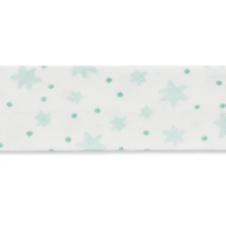 Biaisband met blauwe sterretjes van UNION KNOPF 7592