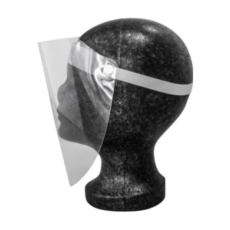 Plastic gezichtsmasker met elastiek van UNION KNOPF 501018