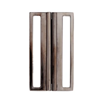 Grote rechthoekige metalen gesp 60mm van UNION KNOPF 500250