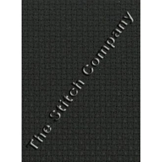 Borduurstof aida 14 count zwart 120cm breed STITCHCOMPANY venus-a14z