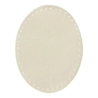 Elleboogstukken lederlook beige van VERACHTERT PN-0194356