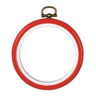 Borduurlijst 2 in 1 rood kunststof 7,5cm van FIXIT PN-0009439