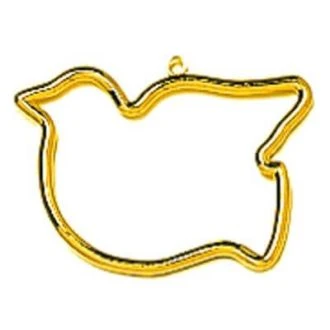 Kunststoflijst vogel goudkleurig van VERACHTERT PN-0009473