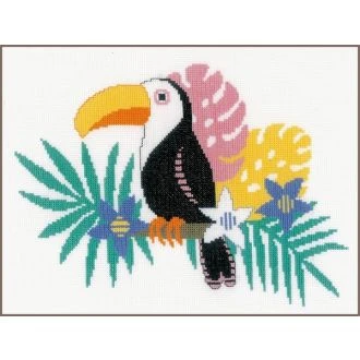 Borduurpakket Toekan 29x22cm van VERVACO PN-0168407