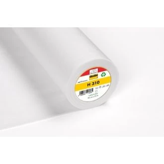 H310 stabiele plakvlieseline voor kleine onderdelen wit 90cm breed van VLIESELINE 025.H310