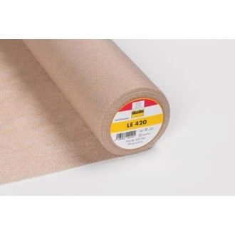 LE420 plakvlieseline voor leer 90cm breed van VLIESELINE 025.LE420