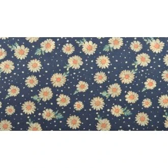 Katoenen stof met bloemenprint 150cm breed van WOUTERS 9729