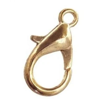 Stainless Steel Karabijn sloten (15 mm) Goud (5 Stuks) van DB Y152