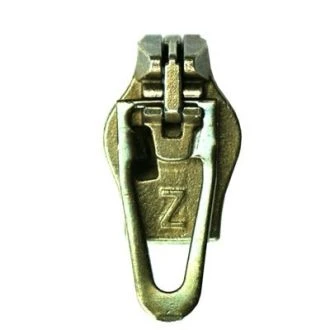 Ritssluiting 3A brons voor deelbare metaal of kunststof ritsen van ZlideOn 081.10307